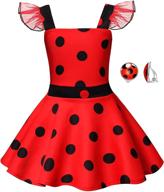 ladybug dress costume girls christmas logo