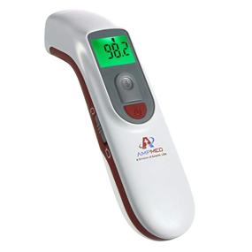 img 4 attached to 🌡️ Amplim No Touch Forehead Thermometer: Hospital-Grade, Touchless Infrared Digital Temperature for Babies, Kids, and Adults - FSA/HSA Eligible (Red/White)