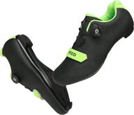 👟 unisex road bike cycling shoes with spd cleats - ideal for indoor riding, peloton, and outdoor lock pedal racing - sizes 5-12 logo