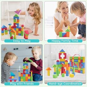 img 1 attached to 🏗️ Grarg Building Toddlers: Non-Toxic & Educational Toy Set
