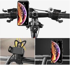 img 3 attached to Sancore Bike Phone Mount - Motorcycle & Bicycle Cell Phone Holder for iPhone 11 Pro Max, X, XS, XR, 8 Plus, SE 2, Galaxy S20, S10, Note 10, 9, XS