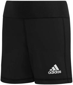 img 4 attached to Тайтсы для волейбола Adidas Alphaskin 4 дюйма