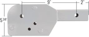 img 2 attached to 🚚 HC-FA-складной тяжеловесный адаптер для фаркопа от Discount Ramps - Black Widow Edition