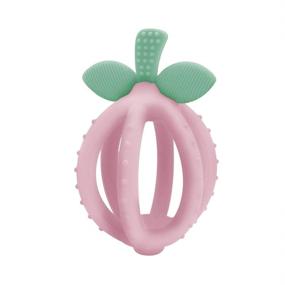 img 2 attached to 🍋 Itzy Ritzy BPA-Free Teething Ball & Training Toothbrush - Silicone Bitzy Biter Lemon Teething Ball with Textured Design for Soothing Gums, Easy-to-Hold Design, Pink Lemonade