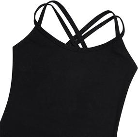 img 1 attached to 🩰 CHICTRY Girls Sleeveless Dance Ballet Leotard with Detachable Wrap Skirt - Stylish Outfit Attire