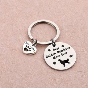 img 1 attached to FUSTMW Terrier Retriever Keychain: Ideal Boys' Jewelry for Dog Lovers!