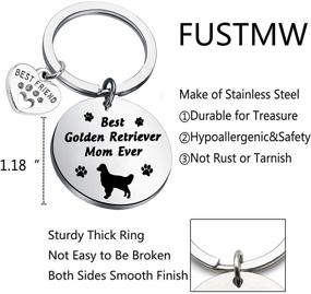 img 2 attached to FUSTMW Terrier Retriever Keychain: Ideal Boys' Jewelry for Dog Lovers!