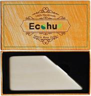 🔪 genuine bone folder for paper & leather crafts: ecohu square - ideal for card making, origami, bookbinding, scrapbooking - non-scratch & non-stick logo