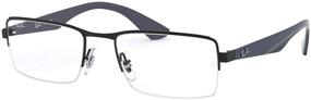 img 3 attached to Ray Ban RX6331 Eyeglasses Matte Black