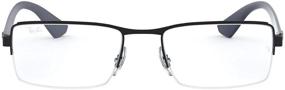 img 4 attached to Ray Ban RX6331 Eyeglasses Matte Black