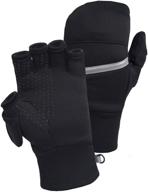 🧤 stretch convertible fingerless mittens for trailheads logo