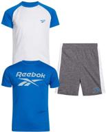 reebok boys' clothing: 3-piece athletic active tee shirt logo