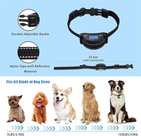 img 2 attached to 🐶 Desnuage Rechargeable Dog Bark Collar: 5 Training Modes & 5 Adjustable Sensitivity Options for All Dog Sizes