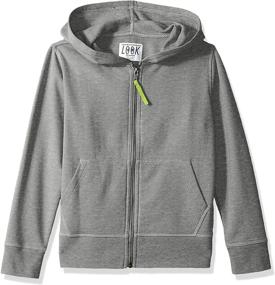 img 1 attached to 👦 Boys' Zip Front Hoodie from LOOK by crewcuts