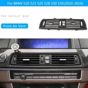 img 2 attached to 🔁 Jaronx Upgraded Front AC Vent Replacement Interior Center Console Air Vent Dashboard Console Center AC Ventilation for BMW F10/F11 520 523 525 528 530 535 550 2010-2016