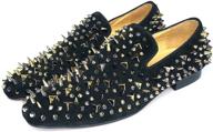 justyourstyle leather loafers spikes slippers: sleek and trendy footwear for the modern gentleman logo