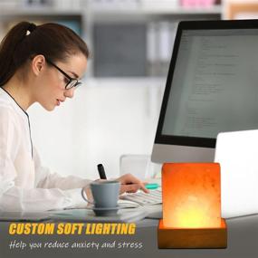 img 2 attached to 🔌 V.C.Formark USB Himalayan Salt Lamp – Negative Ion Air Purifier, 4 Modes & 16 Colors – Adjustable Crystal Rock Salt Lamp, Night Light for Desk, Bedroom, Living Room – Ideal Gift Lamp