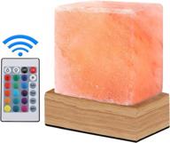 🔌 v.c.formark usb himalayan salt lamp – negative ion air purifier, 4 modes & 16 colors – adjustable crystal rock salt lamp, night light for desk, bedroom, living room – ideal gift lamp логотип