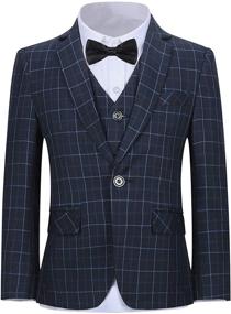 img 3 attached to 👔 Stylish Formal Boys' Clothing: Blazers, Bowties, and Suits for Weddings