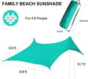 img 3 attached to Sunshade Shelter Protection Backyard 9 8X9 2FT