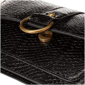 img 2 attached to Drop Womens Chain Crossbody Black Women's Handbags & Wallets for Crossbody Bags