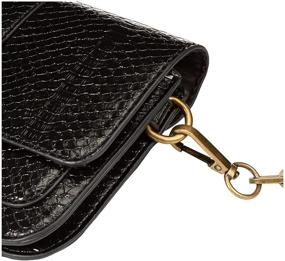 img 1 attached to Drop Womens Chain Crossbody Black Women's Handbags & Wallets for Crossbody Bags