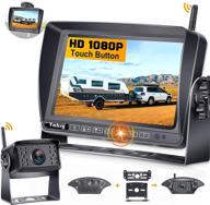 hd 1080p wireless backup camera for rv with 7 inch touch button monitor - ideal for trucks, campers, 🚛 and trailers - includes furrion pre-wired mount kit - high-speed rear view observation with ir night vision - model y31 logo