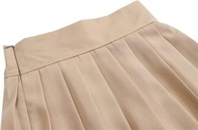 img 3 attached to 👗 Pleated Skater Tennis Uniforms: Trendy Girls' Clothing for Skirts & Skorts