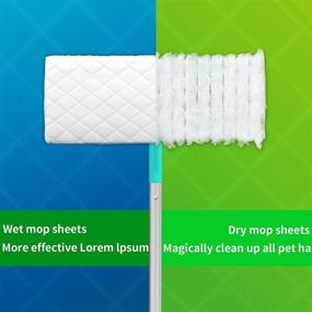 img 1 attached to 🧹 HOOWISH Wet Mopping Cloth Refill: Superior Multi Surface Cleaning Pads for Floor Mop (20 Count)