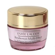 estee lauder resilience multi-effect tri-peptide face and neck creme - 0.5 oz / 15ml travel size (unboxed) - revitalizing skincare logo