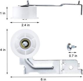 img 3 attached to 🔧 Enhanced Replacement Parts for Samsung Dryer: Upgraded Pulley Belt (6602 001655), Enhanced Idler Pulley (DC93-00634A), Tension Spring (DC61-01215B) - Compatible with DV45H7000EW, DV48H7400EW, DV42H5000EW, DV48J7700EW