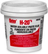 oatey 30132 water soluble paste flux: superior 8-ounce yellow formula for effective plumbing logo