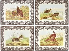 img 4 attached to 🍃 Spode Woodland Rectangular Placemats Set: Perfect Table Setting & Decorative Touch