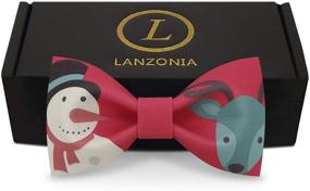 img 3 attached to Lanzonia Christmas Snowman Reindeer Holiday Accessories for Boys