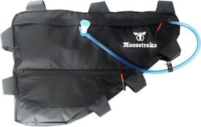 img 1 attached to Moosetreks Premium Zippers Bike Full Frame Bag: Ideal for Bikepacking, Touring, and Commuting