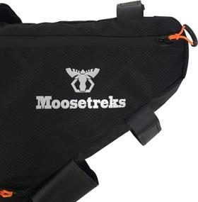 img 2 attached to Moosetreks Premium Zippers Bike Full Frame Bag: Ideal for Bikepacking, Touring, and Commuting