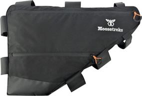 img 3 attached to Moosetreks Premium Zippers Bike Full Frame Bag: Ideal for Bikepacking, Touring, and Commuting