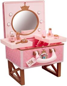 img 1 attached to Disney Princess Style Collection Travel Vanity Playset - Improved SEO-friendly Product Name: Disney Princess Style Collection Portable Vanity Set