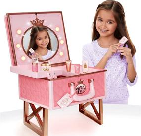 img 4 attached to Коллекция стилей принцесс Disney: Игровой набор «Подвижный туалетный столик Disney Princess Style Collection»