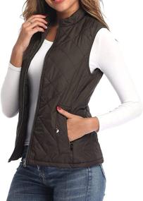 img 3 attached to 🔥 Stay Warm in Style with Argstar Women's Quilted Lightweight Vest: Fashionable Zip Pockets and Padded Gilet (XS-2XL)