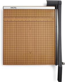 img 2 attached to 🗂️ Commercial Grade Guillotine Paper Cutter - X-ACTO Heavy Duty Square (15x15) for Precise Cuts