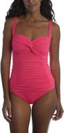 blanca goddess bandeau tankini swimsuit women's clothing in swimsuits & cover ups logo