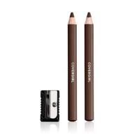 🖋️ covergirl easy breezy brow fill + define pencils: rich brown eye pencil with sharpener - 2-count brow pencil for natural, defined brows logo