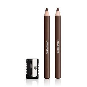 img 4 attached to 🖋️ COVERGIRL Easy Breezy Brow Fill + Define Pencils: Rich Brown Eye Pencil with Sharpener - 2-count Brow Pencil for Natural, Defined Brows