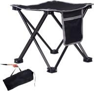 🪑 lucky cup mini portable stool - folding camp chair for adults, 13.4in folding camping stool, lightweight travel chair for outdoor activities - fishing, hiking, gardening, beach - foldable and collapsible stool логотип