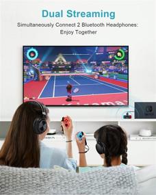 img 1 attached to 🎧 ZIOCOM Switch Bluetooth Adapter: Wireless Transmitter for Nintendo Switch/Lite, Type C to USB Convert, Compatible with AirPods, PS4, Bose, Sony, and Bluetooth Headphones
