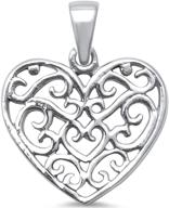 brightt filigree sterling silver pendant logo