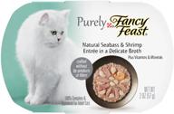 🐟 fancy feast appetizers seabass/shrimp (2 oz): premium delights for your feline pal логотип