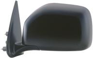 🔌 enhance your toyota tacoma with the fit system driver side mirror - black, foldaway, manual logo