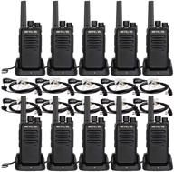 📞 retevis rt68 two-way radios: long range walkie talkies for adults (10 pack) – rechargeable, with earpiece and charging base, ideal for manufacturing, restaurant, healthcare, government logo